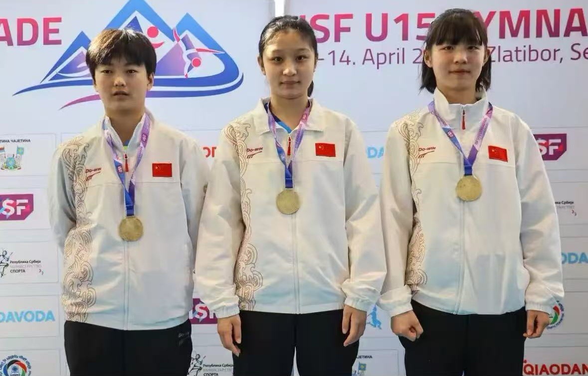 千亿球友会哈三中教师指导中国女子乒乓球队夺得U15世界中学生夏季运动会团体冠军(图1)